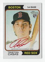 Triston Casas [Special Edition Red Ink] #ROA-TC Baseball Cards 2023 Topps Heritage Real One Autographs Prices