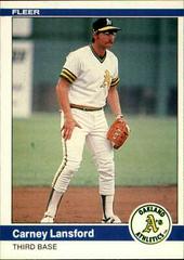 Carney Lansford #452 Baseball Cards 1984 Fleer Prices