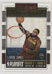 LeBron James #30 Basketball Cards 2018 Panini Hoops Road to the Finals Prices