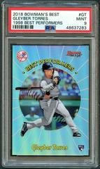 Gleyber Torres #GT Baseball Cards 2018 Bowman's Best 1998 Performers Prices