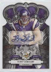 Toby Gerhart [Autograph Blue] Football Cards 2010 Panini Crown Royale Prices