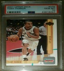 Tony Parker #376 Basketball Cards 2001 Upper Deck Prices