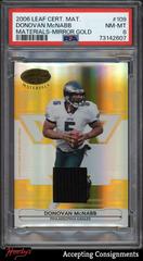 Donovan McNabb [Mirror Gold] #109 Football Cards 2006 Leaf Certified Materials Prices