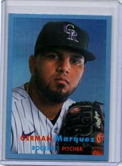 German Marquez [Blue Foil] #3 Baseball Cards 2021 Topps Archives Prices