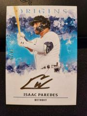 Isaac Paredes [Gold Ink] #OASI-IP Baseball Cards 2021 Panini Chronicles Origins Autographs Prices