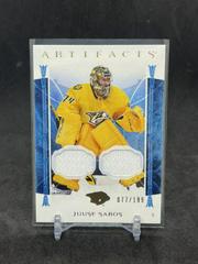 Juuse Saros [Material Gold] Hockey Cards 2022 Upper Deck Artifacts Prices