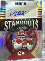 Dante Hall Football Cards 2023 Panini Absolute Signature Standouts Prices