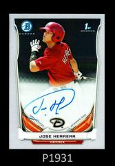 Jose Herrera #JH Baseball Cards 2014 Bowman Chrome Autograph Prospects Prices
