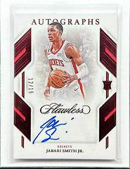 Jabari Smith Jr. [Ruby] #2 Basketball Cards 2022 Panini Flawless Rookie Autograph Prices