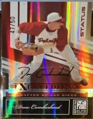 Drew Cumberland [Autograph] #100 Baseball Cards 2007 Donruss Elite Extra Edition Prices