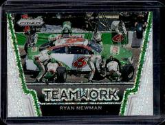 Ryan Newman [White Sparkle] #T14 Racing Cards 2021 Panini Prizm Teamwork Prices