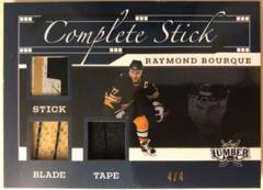 Raymond Bourque [Navy Blue] Hockey Cards 2021 Leaf Lumber Complete Stick Prices