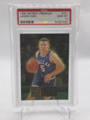 Jason Kidd #221 Basketball Cards 1994 SkyBox Premium Prices