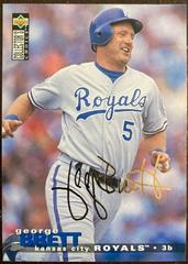 George Brett [Gold Signature] Baseball Cards 1995 Collector's Choice Prices