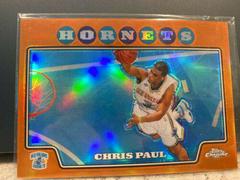 Chris Paul [Orange Refractor] Basketball Cards 2008 Topps Chrome Prices