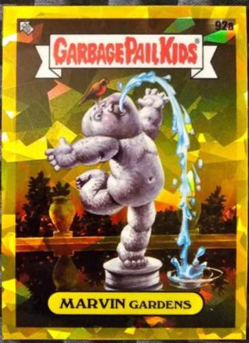 MARVIN Gardens [Gold] #92a Garbage Pail Kids 2021 Sapphire