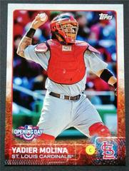 Yadier Molina #131 Baseball Cards 2015 Topps Opening Day Prices