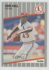 Ken Hill Baseball Cards 1989 Fleer Update Prices