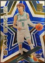 LaMelo Ball [Blue] Basketball Cards 2022 Panini Donruss Elite Star Status Prices