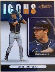 Christian Yelich [Retail Green] #I-10 Baseball Cards 2022 Panini Absolute Icons Prices