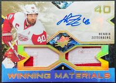 Henrik Zetterberg [Autograph Premium] Hockey Cards 2021 SPx Winning Materials Prices