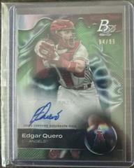 Edgar Quero [Autograph Green] Baseball Cards 2023 Bowman Platinum Top Prospects Prices