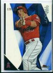 Mike Trout [Blue Refractor] #68 Baseball Cards 2015 Finest Prices