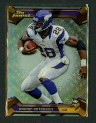 Adrian Peterson [Refractor] #50 Football Cards 2013 Topps Finest Prices