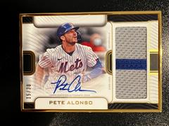 Pete Alonso #FAC-PA Baseball Cards 2023 Topps Definitive Framed Autograph Patch Collection Prices