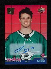 Jake Oettinger [Spectrum Autograph] #RC-5 Hockey Cards 2020 Upper Deck Rookie Class Se Prices