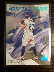 Jose Altuve [Blue] #MS-5 Baseball Cards 2022 Panini Diamond Kings Modern Strokes Prices