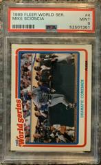 Mike Scioscia #4 Baseball Cards 1989 Fleer World Series Prices
