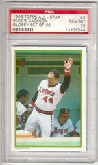 Reggie Jackson #2 Baseball Cards 1986 Topps All Star Glossy Set of 60 Prices
