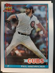 Paul Assenmacher Baseball Cards 1991 Topps Prices