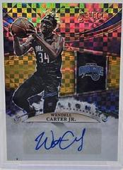 Wendell Carter Jr. [Gold] #IFS-WCJ Basketball Cards 2022 Panini Select In Flight Signatures Prices