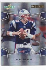 Tom Brady [Scorecard] #182 Football Cards 2008 Panini Score Select Prices