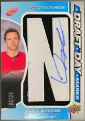 Lucas Raymond Hockey Cards 2021 SP Game Used Draft Day Marks Autographs Prices