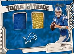 Jared Goff #TTD-9 Football Cards 2022 Panini Absolute Tools of the Trade Double Prices