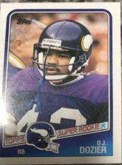 D.J. Dozier Football Cards 1988 Topps Prices