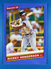 Ricky Henderson [Retro] #219 Baseball Cards 2020 Panini Donruss Prices
