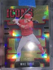 Mike Trout [Spectrum Gold] Baseball Cards 2021 Panini Absolute Icons Prices