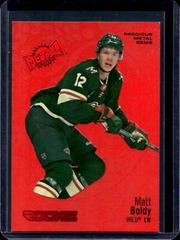 Matt Boldy [Precious Metal Gems Red] #153 Hockey Cards 2022 Skybox Metal Universe Prices