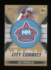 Jazz Chisholm Jr. [Gold] Baseball Cards 2023 Topps City Connect Commemorative Patch Prices