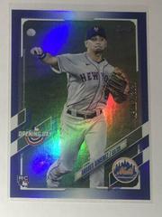 Andres Gimenez [Blue Foil] #53 Baseball Cards 2021 Topps Opening Day Prices