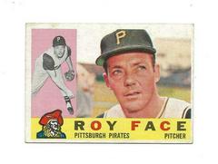 Roy Face #20 Baseball Cards 1960 Topps Prices