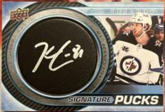 Kyle Connor #SP-KC Hockey Cards 2022 Upper Deck Trilogy Signature Pucks Prices