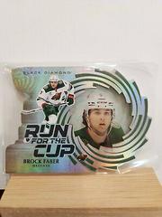 Brock Faber #RUN-BF Hockey Cards 2023 Upper Deck Black Diamond Run for the Cup Prices