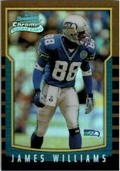 James Williams [Refractor] Football Cards 2000 Bowman Chrome Prices
