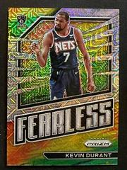 Kevin Durant [Mojo] #7 Basketball Cards 2022 Panini Prizm Fearless Prices