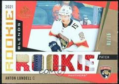 Anton Lundell [Patch] Hockey Cards 2021 SP Game Used Rookie Blends Prices